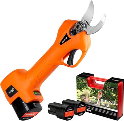Accu Snoeischaar Set - Draadloze Elektrische Takkenknippers met Borstelloze Motor, Oplaadbare Lithiumbatterij, 25mm Snijdiameter, Perfect voor Tuinonderhoud en Snoeien