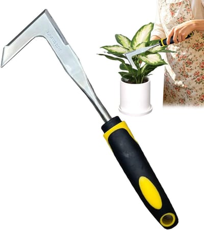 Voegenwieder Onkruidverwijderaar - Spleetgereedschap Tuin - Onkruid Verwijderen - Roestvrij Metaal - 346 cm - Grijs