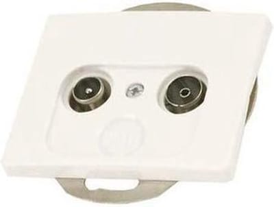 Berker Arsys Radio/TV Wandcontactdoos - Inbouw - Polarwit