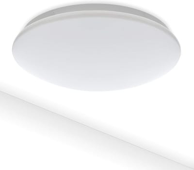 LED Plafondlamp 12W IP44 Warm Wit 3000K 980 Lumen Ø 27cm - Duurzame Binnenlamp voor Badkamer en Kinderkamer