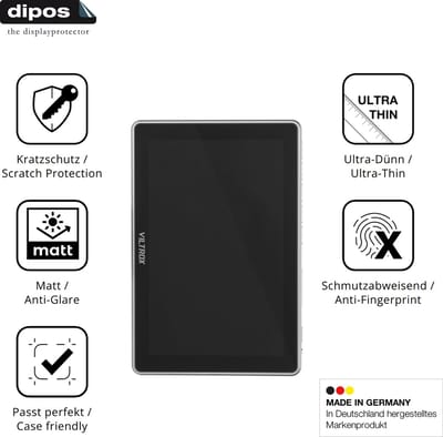 dipos – 2x Matte Beschermfolie geschikt voor Viltrox DC-L2 7 Zoll | Krasbestendige & antireflecterende Screenprotector Ultra-Thin