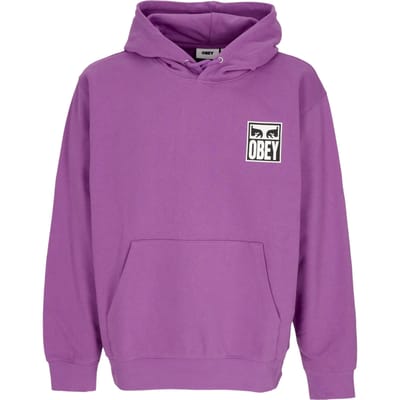 Lichtgewicht herenhoodie Eyes Icon 2 Premium French Terry met capuchon Po Dewberry