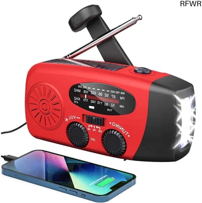Noodradio - Noodpakket Oorlog - Draagbare Radio - Powerbank Zonneenergie - Transistor Radio - Overleving