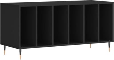Thuys – Platenspeler Kast – Platenspeler Meubel – Ip Kast – 100 x 38 x 48cm – Zwart