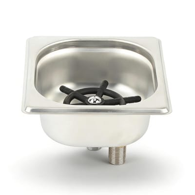 Jhubersproducts - Automatische bekerwasser - Glazen spoelmachine - Handige bekerwasser voor horeca - Roestvrij staal - Geschikt voor bar en hotel - Co