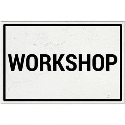 Workshop bord | Forex Re materiaal | 18 x 12 cm