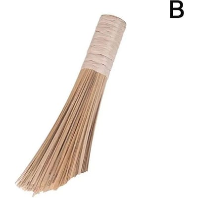 Keuken Natuurlijke Bamboe Pot Afwasborstel Bamboe Wok Reinigingsgarde Huishoudelijk Keuken Schoonmaakgereedschap Met Comfortabel Handvat beige