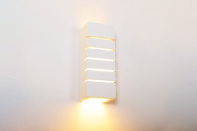Integral wandlamp Rafina decoratief overschilderbaar gips voor 1x lichtbron | E14 | Max 1X40W exclusief