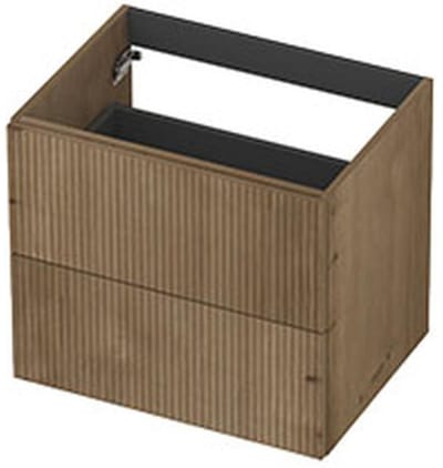 INK - Onderkast 2L Fineer Gefreesd Tbv Greep - 600x450x520 Mm - Ash Grey