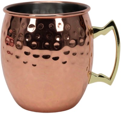 Cookinglife Moscow Mule - Cocktailbekers - Koper - 500 ml - 6 Stuks