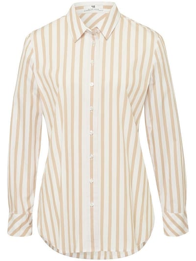 Blouse 100% katoen Van Peter Hahn wit