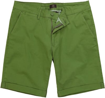 JP 1880 - Heren - Chino-bermuda Buik-Fit Regular Fit - Mosgroen - Maat 70