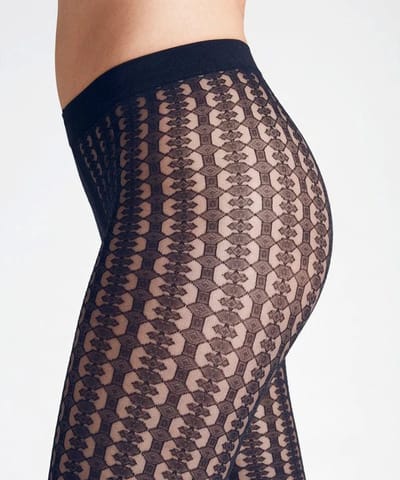 Falke fantasie panty 20 den maat m zwart