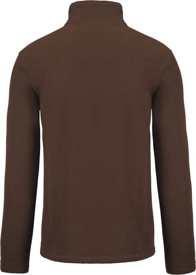 Kariban Microfleece met rits heren K911 - Chocolate - M