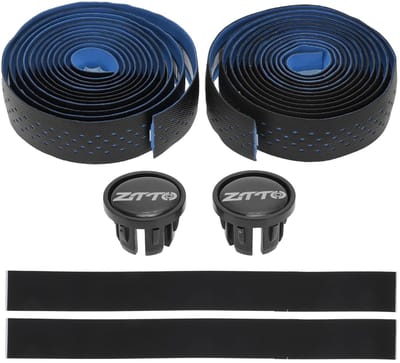 Fietsstuurbanden Kurk - Stuurwikkeling Set - Comfortabel Fietsen - Schokabsorberend Materiaal - 210 x 3 cm - Blauw