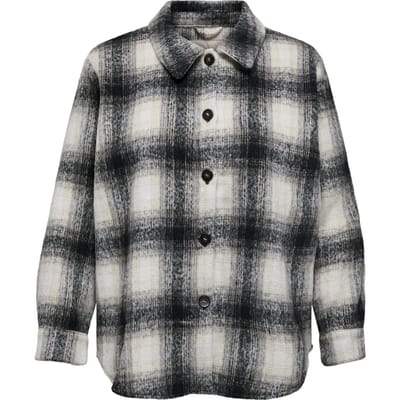 ONLY CARMAKOMA CARLOU CHECK JACKET OTW Dames Jas - Maat M-46/48