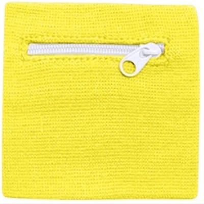 *** Pols Zweetbandje - Rits - 8 x 8 CM - Wrist Sweatband Polsbandje - Met Rits - Voor Sport en Fitness Uitgaan Festivel van Heble® ***