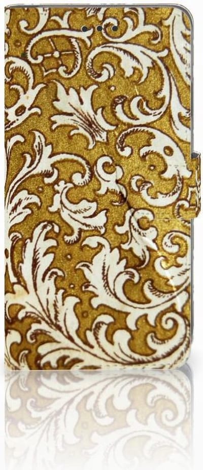 Wallet Case Apple iPhone Xs Max Barok Goud