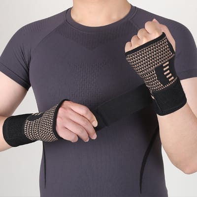 Polsbrace - 1 Paar - Polsbescherming - Pols Ondersteuning - RSI - Carpaal Tunnel Syndroom - Sport en Dagelijks Gebruik - Pols Compressie - Handsteun