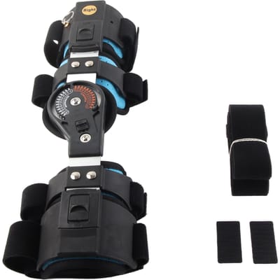 Verstelbare Elleboogbrace Fixatieband Orthese Beschermer Herstelondersteuning voor Rechterarm black