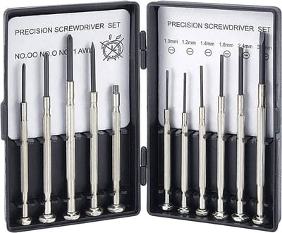 Igoods Schroevendraaier Set - 11-delige Precisie Schroevendraaier Set - Mini-schroevendraaier Set - Met Doosje