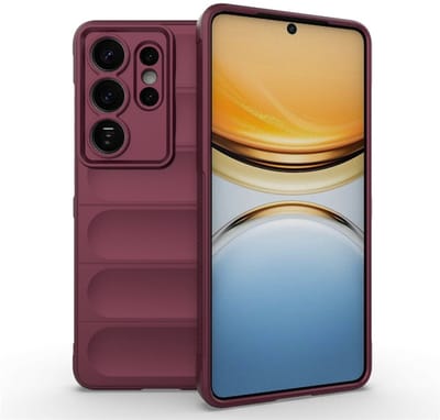 Coverup Hoesje - Geschikt voor Samsung Galaxy S26 Ultra Hoesje - Coverup Hands-On Rugged Back Cover - Bordeaux