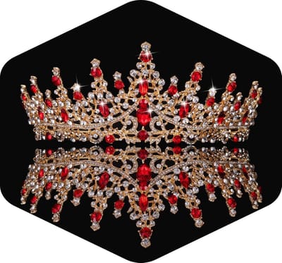Luxe Kristallen Diadeem en Tiara Hoofdband voor Feestjes en Bruiloften