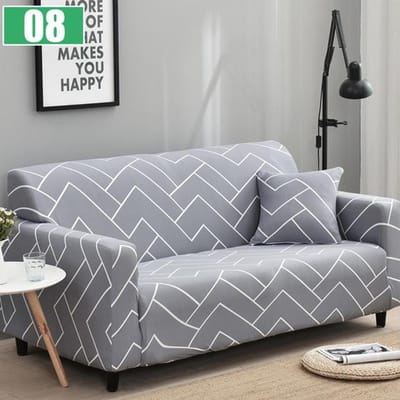 Housse de canapé élastique 1/2/3/4 places housse de canapé d'angle en forme de L pour salon fauteuil canapé housse de canapé Chaise Longue 1 Seater 90-140cm