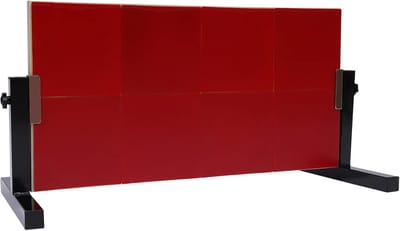 Tafeltennis Rebound - Retourbord - Train Zelf - 360 Graden Verstelbaar - 66 x 33 cm - Rood Wit Zwart