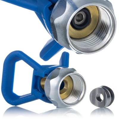 Rosfix Spuitmondbeschermer 246215 - Snelle Montage Zonder Gereedschap - 7/8'' (22mm) Draad - Geschikt voor Graco, Wagner