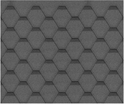 Zeshoekige Bitumen Dakshingles Set voor Tuinhuis Dakbedekking