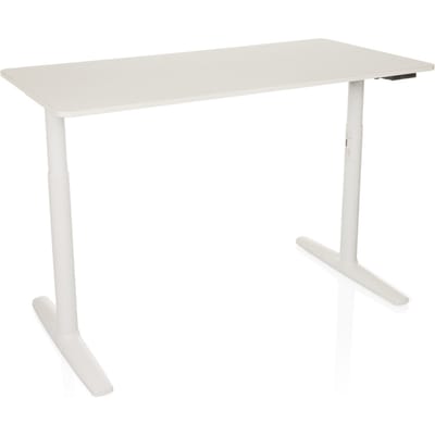 Bureau STAND PRO 140 x 70 elektrisch in hoogte verstelbaar wit hjh OFFICE