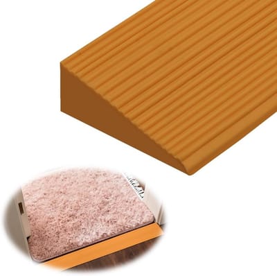 Antislip Drempelhelling PVC en Rubber voor Rolstoel en Rollator 90 x 8 x 3 cm
