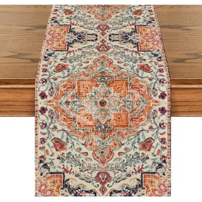 Boho Boheemse Stijl Linnen Tafelkleden Commode Sjaal Decor Wasbare Eettafelkleden Feestelijke Eetkamer Decoraties 150x33cm