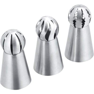 3 Stuks Rozen Gebak Spuitmonden Taart Decoratie Gereedschap Bloem Icing Spuitmond Crème Cupcake Tips Bakaccessoires white