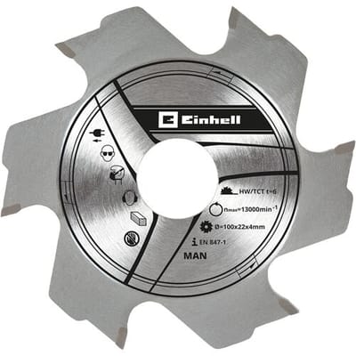 Einhell freesblad 100x22x4mm 6T