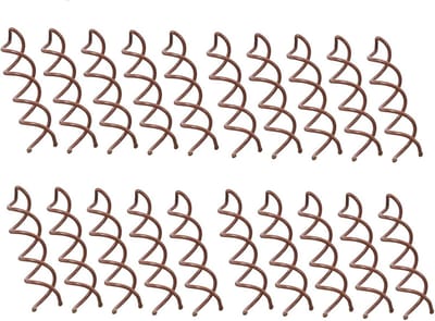 Haarspelden Set - Draai Spelden - Haar Stijlen - Krasvrije Bolletjes - 20 Stuks - Bruin