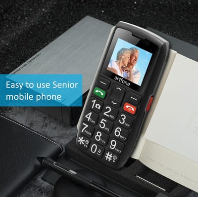 Mobiele klaptelefoon zonder abonnement, telefoon voor senioren met noodoproep senioren telefoon mobile