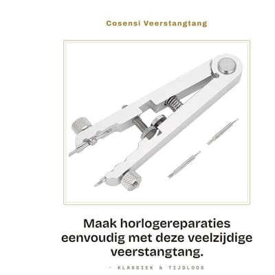 Dailygoods - Veerstangtang - Horlogeband Verwijder Tool - Universele Pin Vorken - Compact Formaat - Horloge Reparatie Gereedschap - Geschikt voor Alle...