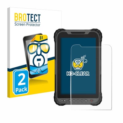 BROTECT - Screenprotector voor GeoMax Zenius 800 - Folie Beschermfolie transparant 2 Stuks