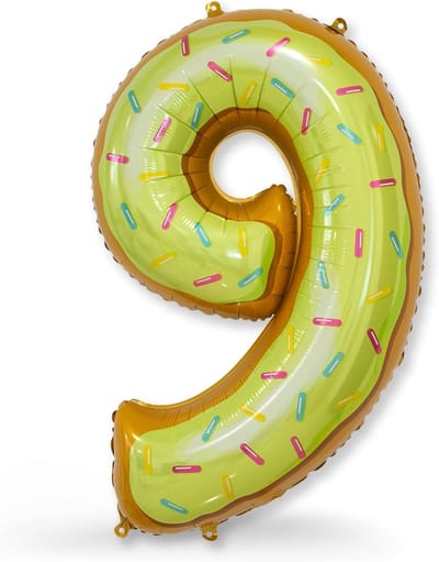 Grote Cijferballon 9 Jaar Verjaardag Decoratie Opblaasbaar Helium
