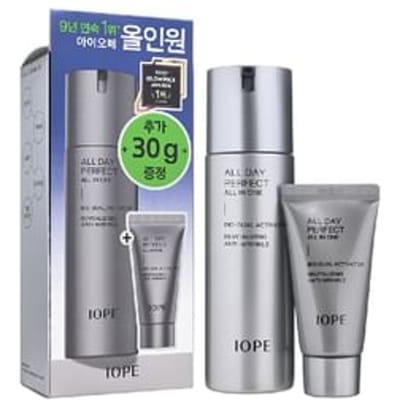 [IOPE] Heren All Day Perfect All-In-One 120ml Professionele Gezichtsbehandeling voor Verheldering & Versteviging