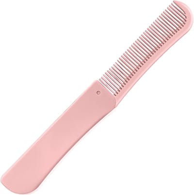 Opvouwbare Kam - Reiskam Tandkam - Haar Stylen - Dubbele Tandstructuur - 10.5 cm Gevouwen - Zwart