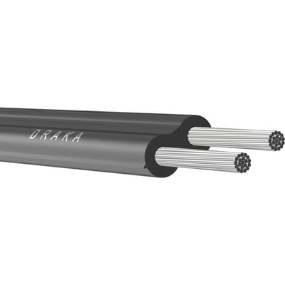 Hittebestendige Tweedraad Edrateen 2x0.75mm 110C - 108108 [100 Meters]