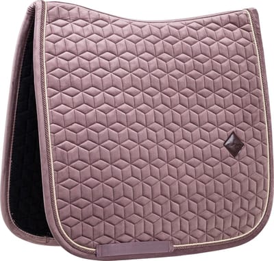 Kentucky Horsewear - Zadeldek - Velvet - Lichtpaars - Zadeldek Dressuur