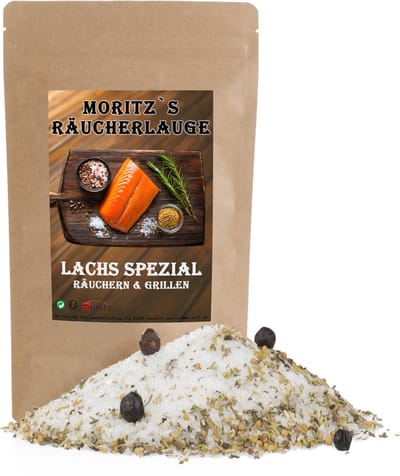 Rookzout zalm 600g pekelmix kruiden voor roken vis BBQ