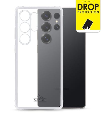 My Style Doorzichtig Hoesje geschikt voor Samsung Galaxy S26 Ultra MagSafe Telefoonhoesje Flexibel TPU | My Style Protective Flex Backcover | Geschikt voor MagSafe | Geschikt voor Draadloos Opladen met Magnetische Ring | Geschikt voor MagSafe Case -