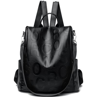 Nieuwe Trendy Europese en Amerikaanse Mode Leer Dames Rugzak Retro Reistas Schouders gray