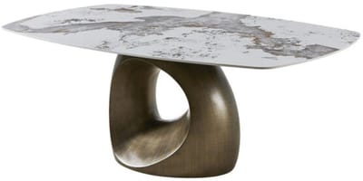 Tower Living Eettafel Castello Deens ovaal keramiek 200x120 cm