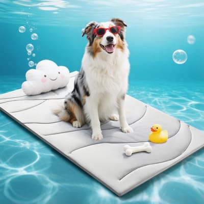 Koelmat Hond - Hondenmat Zomer - Hitte Verlichten - Arc-Chill Koeltechnologie - 91 x 58 cm - Grijs